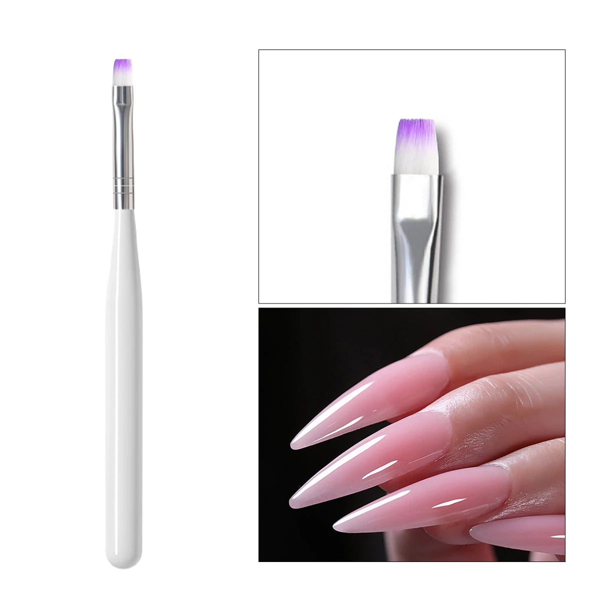 DIY Poly Gel Nail Extension Kit with Led Lamp & Accessories