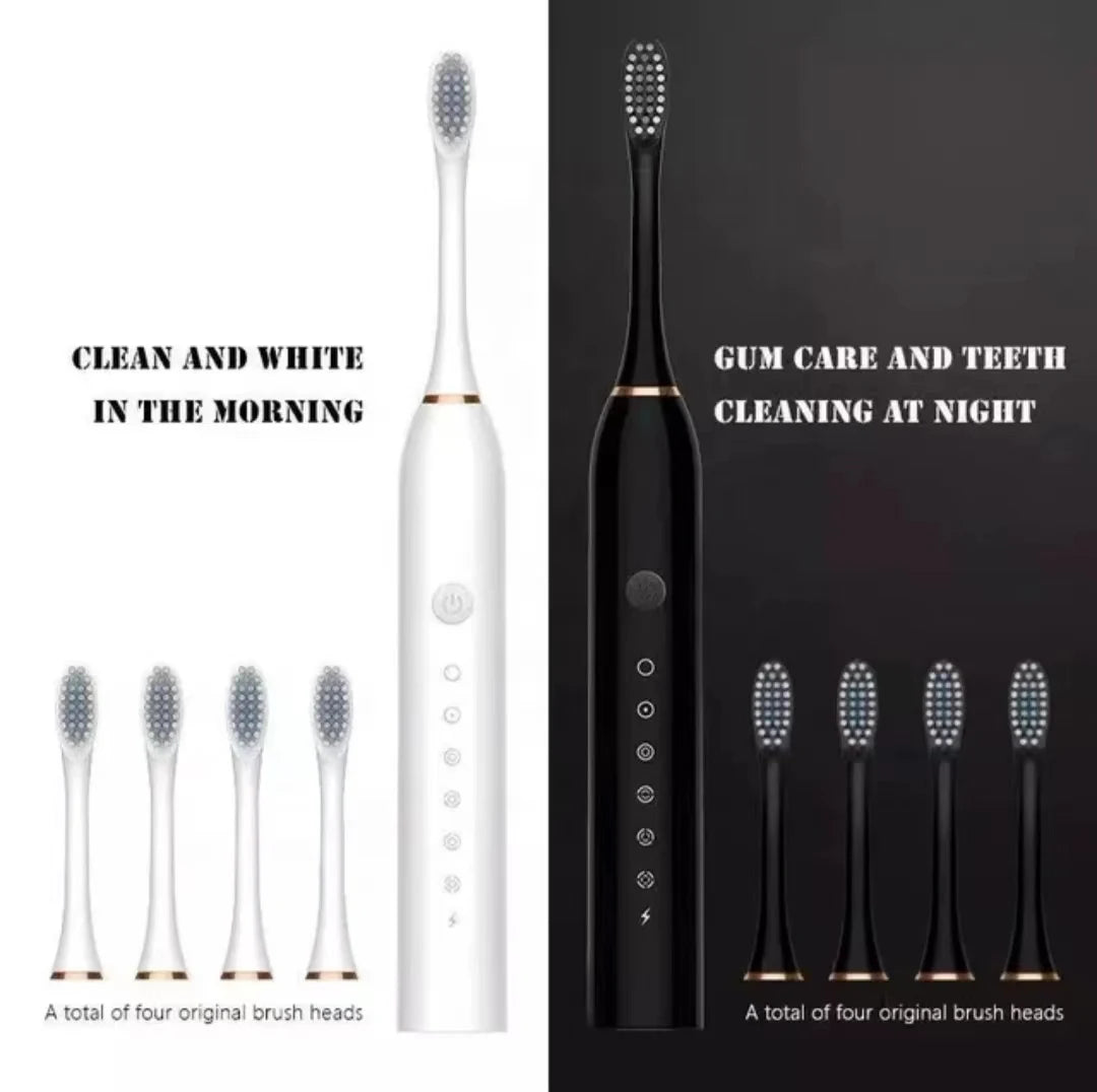 Waterproof  Sonic Electric Toothbrush with 6 Cleaning Modes